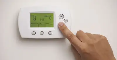 Digital thermostat installation with precise temperature programming in Palm Springs, CA