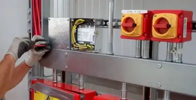 fire alarm installation service with certified electricians wiring fire alarm control equipment in Palm Springs, CA