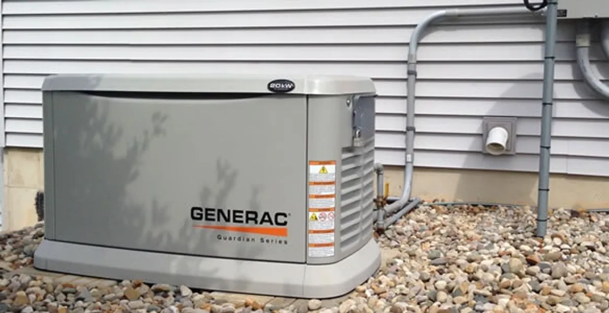 generator installation service featuring outdoor standby generator setup by licensed electricians in Palm Springs, CA