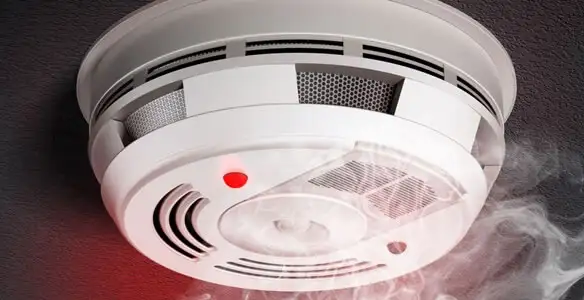Installed smoke detector providing reliable fire detection in Palm Springs, CA