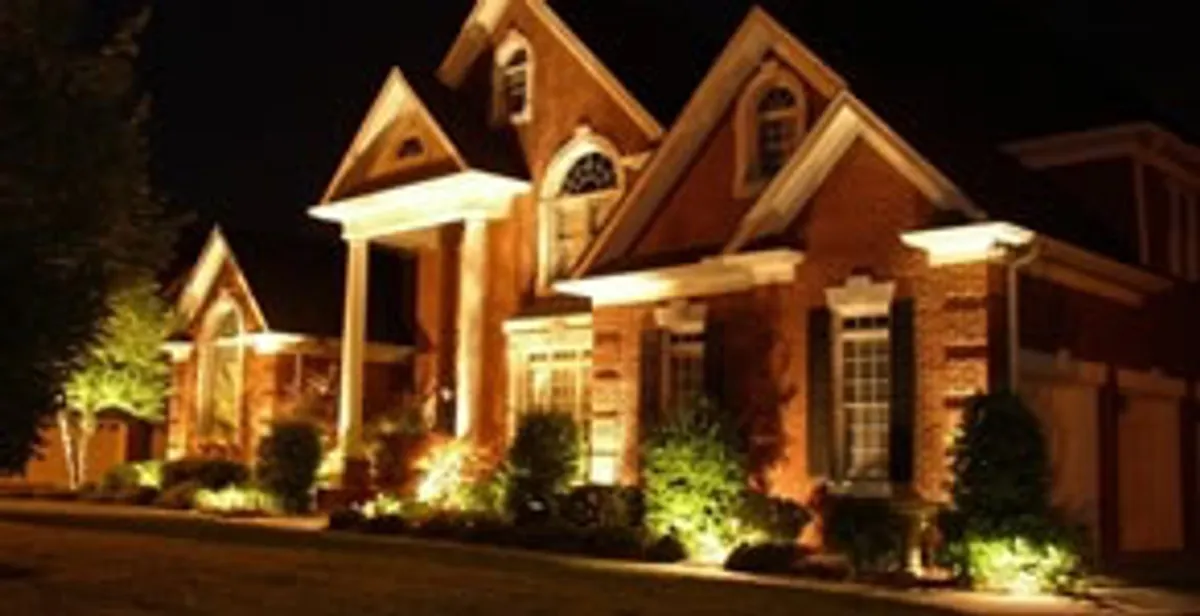 landscape lighting installation services enhancing residential exterior lighting in Palm Springs, CA