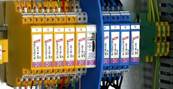 lightning surge protection equipment integrated into electrical system by certified electricians in Palm Springs, CA