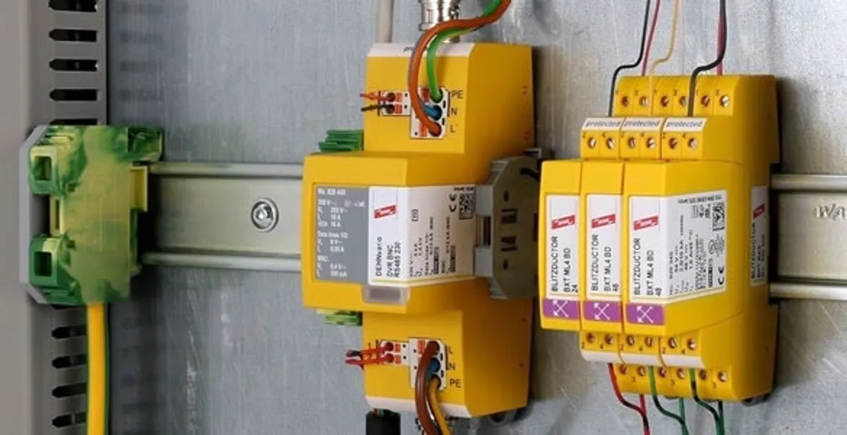 lightning surge protection system with surge suppressors installed by electrical service professionals in Palm Springs, CA