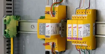 lightning surge protection system with surge suppressors installed by electrical service professionals in Palm Springs, CA