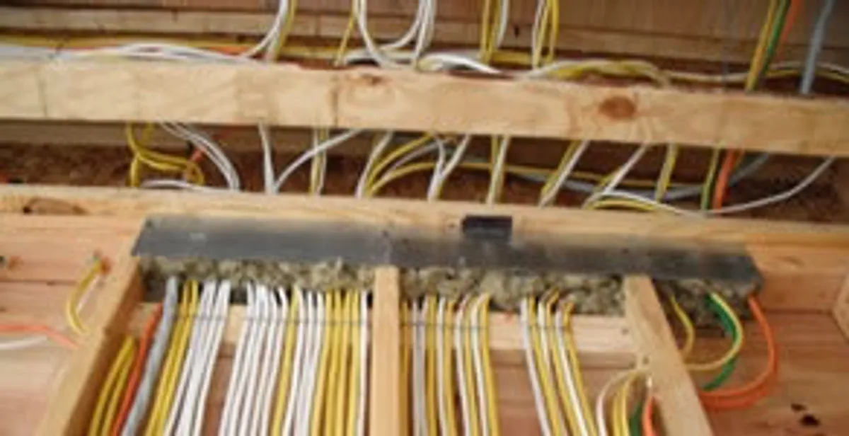 new construction wiring services with organized electrical rough-in performed by licensed electricians in Palm Springs, CA