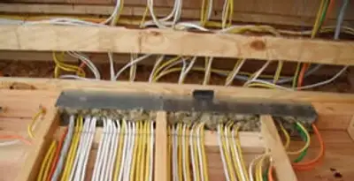 new construction wiring services with organized electrical rough-in performed by licensed electricians in Palm Springs, CA