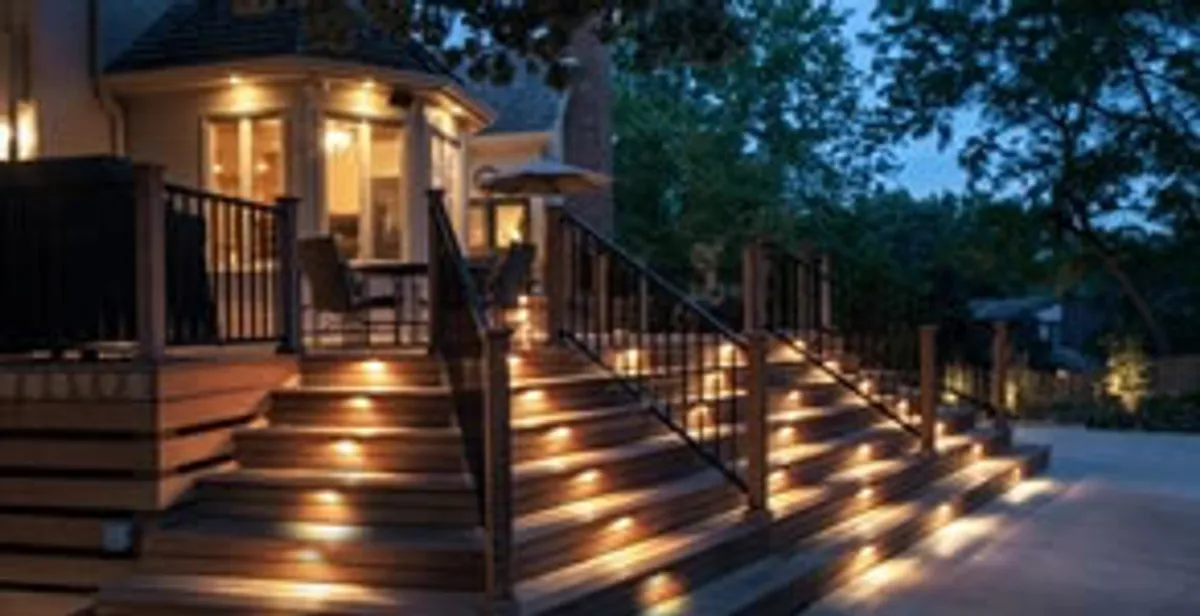Residential electrician installing outdoor lighting for home safety in Palm Springs, CA