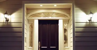 security light installation services with professionally installed entryway lighting in Palm Springs, CA